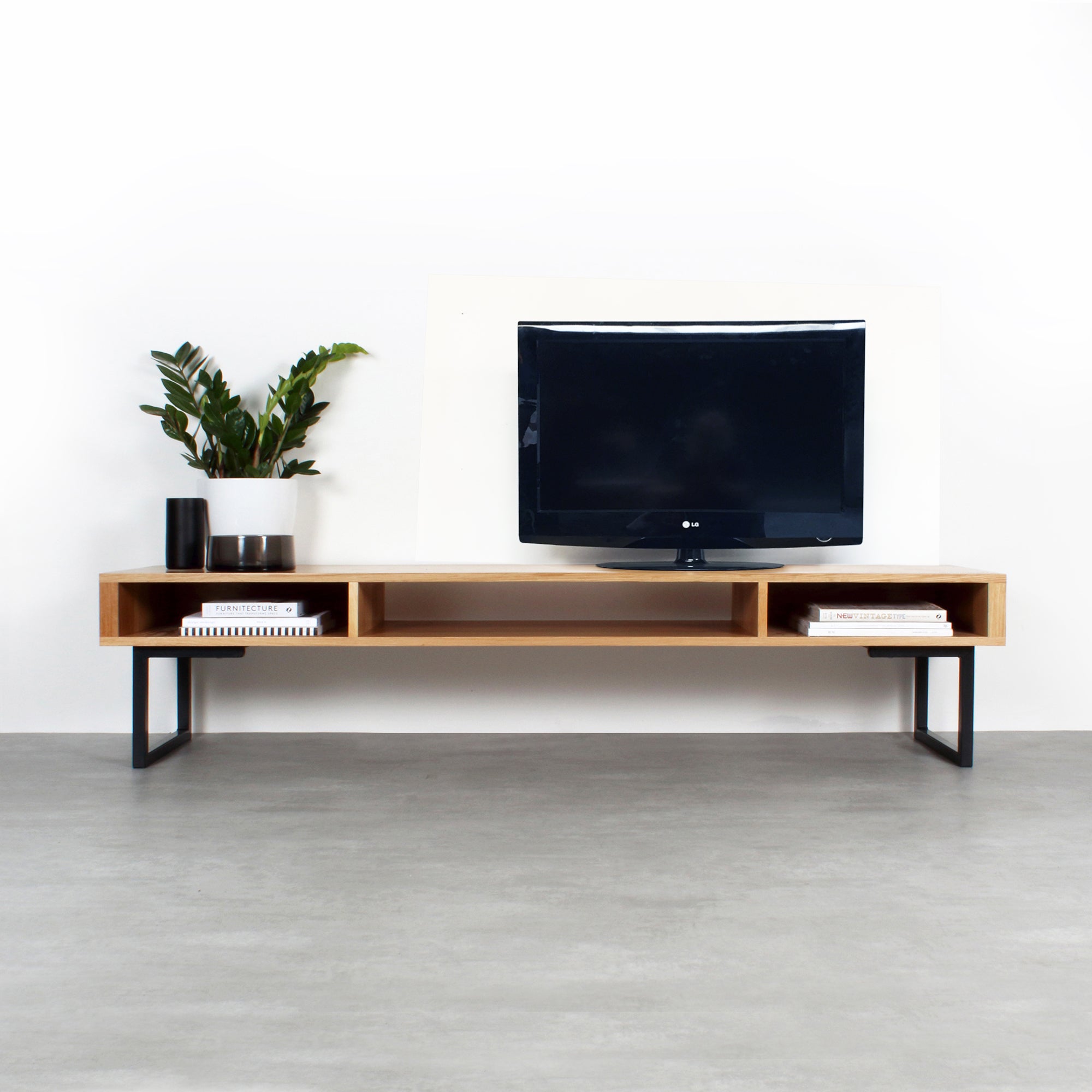 Minimalist shop tv table