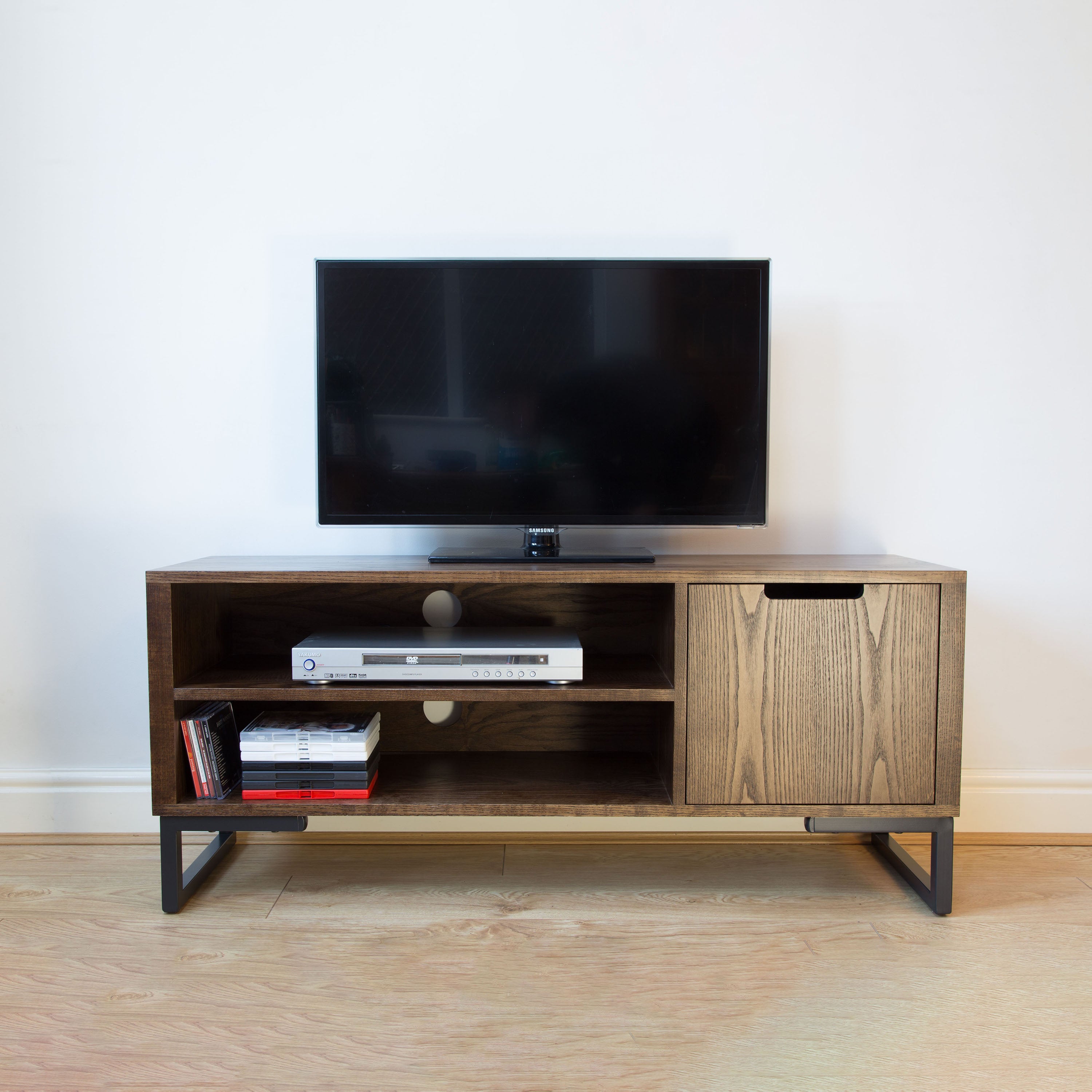 Dark deals tv stand