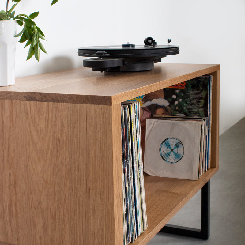 Stanton Vinyl Storage cabinet on Square Legs